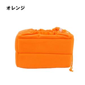 カメラ インナーバッグ 巾着 Sサイズ 26×...の詳細画像2