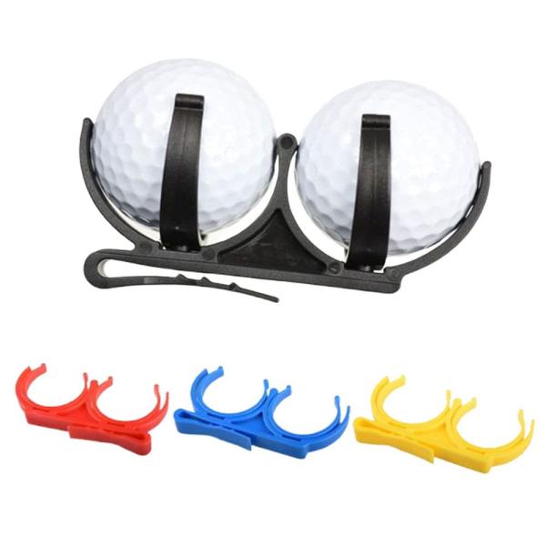 ゴルフボール ホルダー ベルト 4色セット ラウンド 便利 グッズ アクセサリー ケース