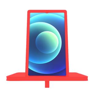 スマホ 拡大鏡 折りたたみ式 縦横対応 大画面...の詳細画像3