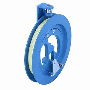 凧 カイト用 凧揚げ用　 糸巻き 凧糸巻き　リール回転式　ベアリングリール式　強力たこ糸（200m)　　直径18cm