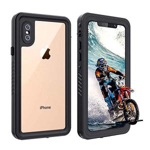 送料無料 iphone X/XS 防水ケース 耐衝撃 防雪 防塵 超薄型 完全防水 IP68米軍規格 iphone X 防水ケース 無線充電サポート フェイス