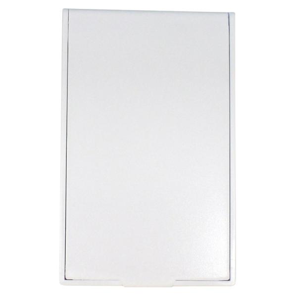 コンパクトミラー 携帯 便利 飽きのこない シンプル デザイン ホワイト