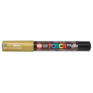 uni POSCA ユニポスカ 極細 金 三菱鉛筆の商品画像