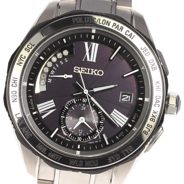 ☆美品★箱付き【SEIKO】セイコー ブライツ デイト SAGA185/8B54-0BG0 ソーラー...