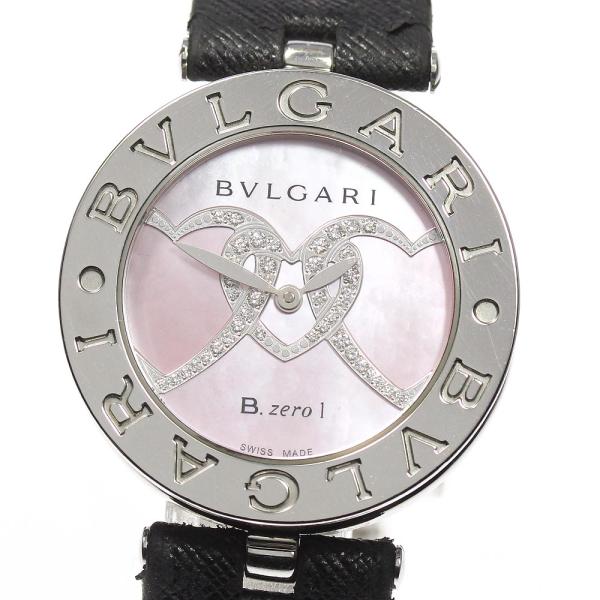 【BVLGARI】ブルガリ B-ZERO1 ダイヤモンドハート BZ30S クォーツ レディース