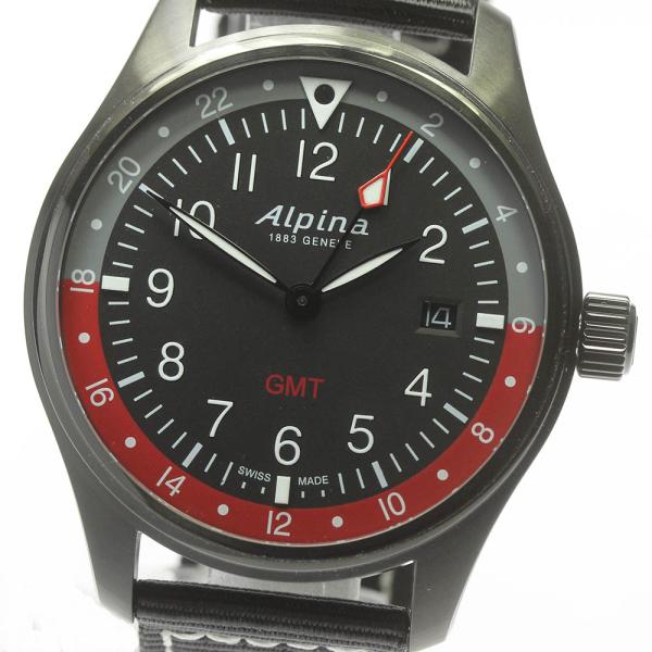 アルピナ Alpina AL-247BR4FBS6 スタータイマー GMT デイト クォーツ メンズ...