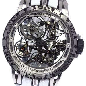 【正規品】ロジェデュブイ 純正ベルト ブラックカラー ラバー 27mm用 メンズ ROGER DUBUIS 【3年保証】 ロジェデュブイ エクスカリバー用