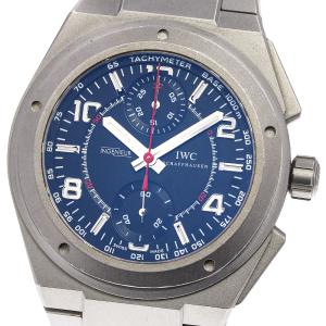 ☆良品 【IWC SCHAFFHAUSEN】IWC インヂュニア クロノグラフ IW372503 自...