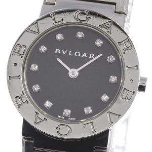 BVLGARI】ブルガリ ブルガリブルガリ 12Pダイヤ BB26SS クォーツ