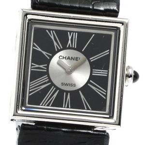 シャネル CHANEL H0827 マドモアゼル PT950 クォーツ レディース _722164｜closer0510