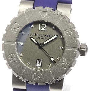 ショーメ Chaumet クラスワン デイト 8Pダイヤ クォーツ ボーイズ