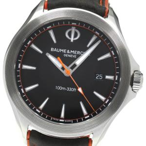 ボーム＆メルシェ Baume & Mercier M0A10411 クリフトン クラブ デイト クォーツ メンズ 保証書付き_746284｜closer0510