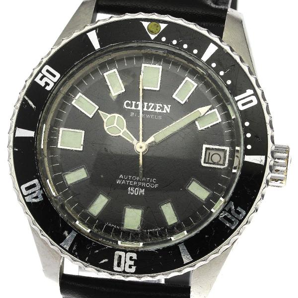 シチズン CITIZEN B52806 ダイバー ヴィンテージ デイト 自動巻き メンズ _7470...