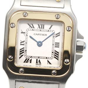 ベルト訳あり カルティエ CARTIER W20012C4 サントスガルベ SM YGベゼル クォー...