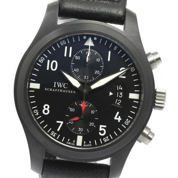 IWC IWC SCHAFFHAUSEN IW388001 パイロットウォッチ トップガン クロノグ...