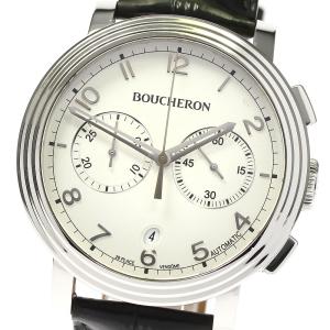 ブシュロン Boucheron WA010209 パナム クロノグラフ デイト 自動巻き メンズ 良...