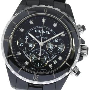 シャネル CHANEL H2419 J12 黒セラミック 9Pダイヤ 自動巻き メンズ _760369｜closer0510