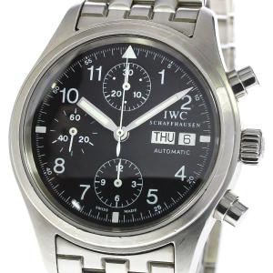 訳あり IWC IWC SCHAFFHAUSEN IW370607 パイロット フリーガー クロノグ...