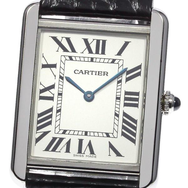 ジャンク カルティエ CARTIER WSTA0028 タンクソロLM クォーツ メンズ _7616...