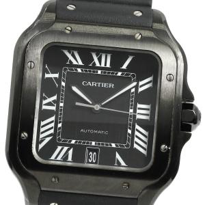 カルティエ CARTIER WSSA0039 サントス ドゥ カルティエ デイト 自動巻き メンズ _762045｜closer0510