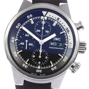 ベルト訳あり IWC IWC SCHAFFHAUSEN IW371933 アクアタイマー クロノグラフ デイデイト 自動巻き メンズ _766064｜closer0510