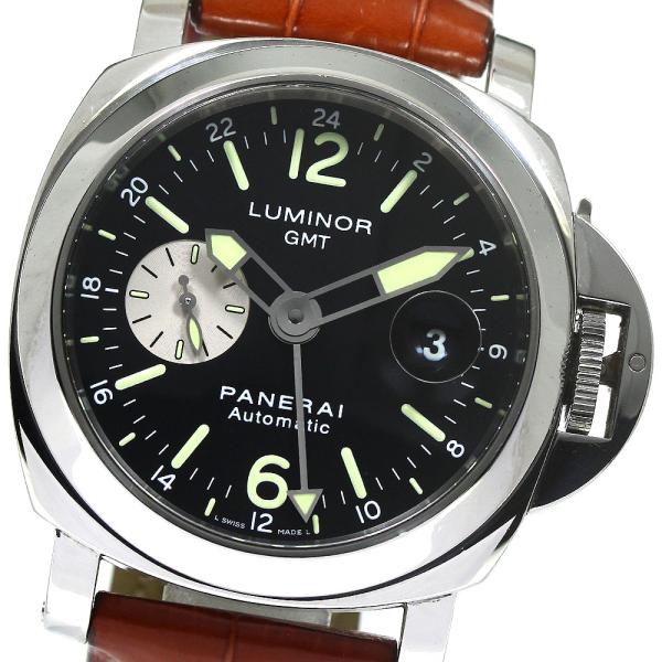 パネライ PANERAI PAM00088 ルミノール GMT デイト スモールセコンド 自動巻き ...