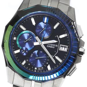 カシオ CASIO OCW-S6000EK-1AJR オシアナス 江戸切子 世界限定300本 ソーラー電波 メンズ 箱・保証書付き_767426