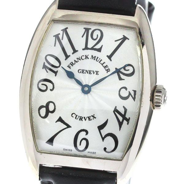 フランクミュラー FRANCK MULLER 7502QZ トノー カーべックス K18WG クォー...