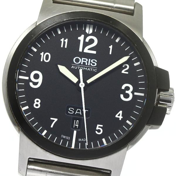 オリス ORIS 7641 アドバンスド デイデイト 自動巻き メンズ 保証書付き_769791【e...