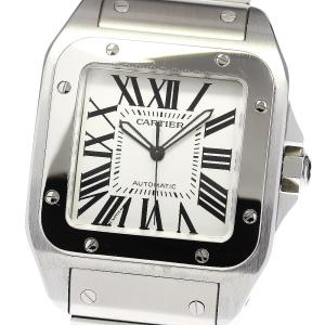 カルティエ CARTIER W200737G サントス100LM 自動巻き メンズ 保証書付き_76...