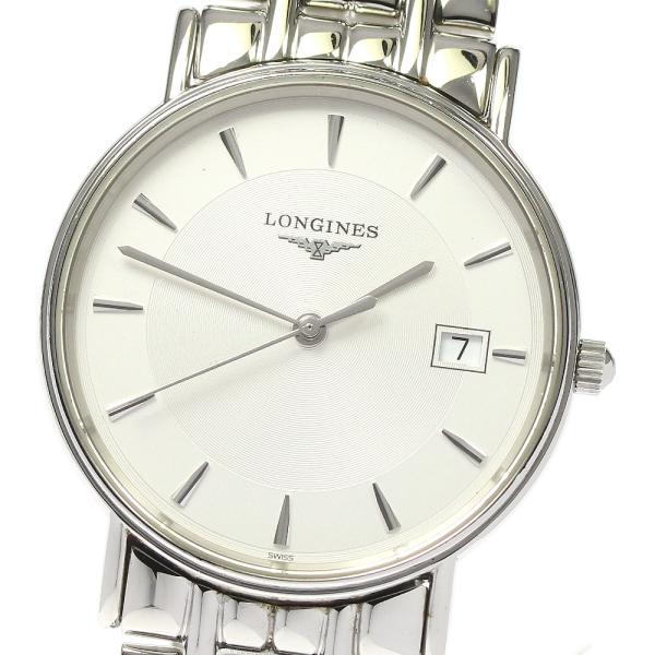 ロンジン LONGINES L4.720.4 グランドクラシック デイト クォーツ メンズ 保証書付...