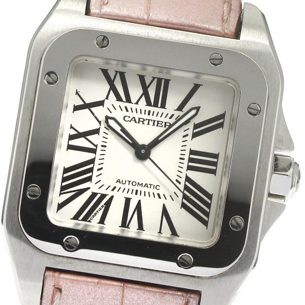 カルティエ CARTIER W20126X8 サントス100 MM 自動巻き レディース 良品 _7...