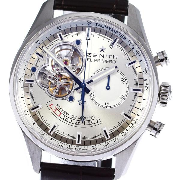 ゼニス ZENITH 03.2080.4021 エルプリメロ クロノマスター オープン 自動巻き メ...