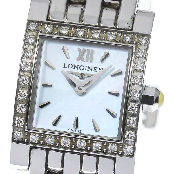 ロンジン LONGINES L5.161.0 ドルチェヴィータ ダイヤベゼル クォーツ レディース ...