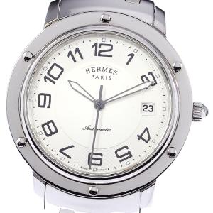 エルメス HERMES CP2.810 クリッパー クラシック デイト 自動巻き メンズ 良品 _779602｜closer0510