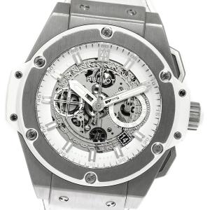 ウブロ HUBLOT 701.NE.0127.GR キングパワー ウニコ チタニウム クロノグラフ ...