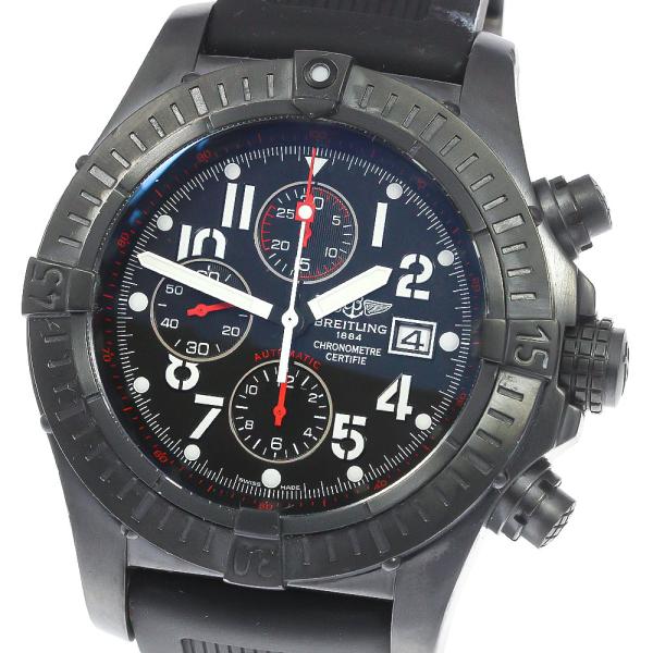 ブライトリング BREITLING M13370 スーパーアベンジャー ブラックスチール クロノグラ...