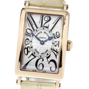 フランクミュラー FRANCK MULLER 902QZ ロングアイランド K18YG クォーツ レ...