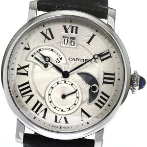 カルティエ CARTIER W1556368 ロトンド ドゥ カルティエ グランドデイト レトログラード 自動巻き メンズ _792400｜closer0510