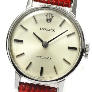 ロレックス ROLEX ref.2649 K18WG プレシジョン cal.1400 手巻き レディ...