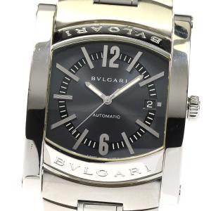 BVLGARI ベルト訳あり ブルガリ RT45S レッタンゴロ デイト 自動