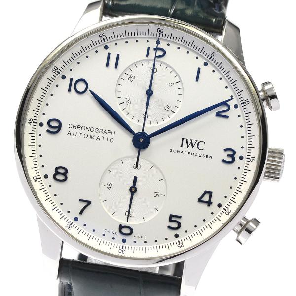 IWC SCHAFFHAUSEN IW371605 ポルトギーゼ クロノグラフ 自動巻き メンズ 箱...