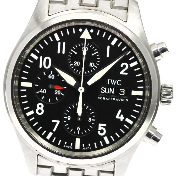 IWC IWC SCHAFFHAUSEN IW371704 パイロットウォッチ クロノグラフ デイデ...