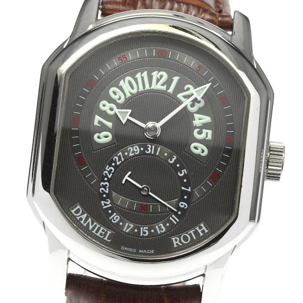 ダニエルロート DANIEL ROTH K807STKL レトログラード アワーデイト 自動巻き メ...