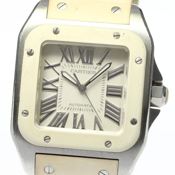 カルティエ CARTIER W20122U2 サントス100MM 自動巻き ボーイズ _800292