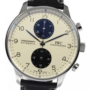 IWC SCHAFFHAUSEN IW545404 ポルトギーゼ クロノグラフ 手巻き メンズ  