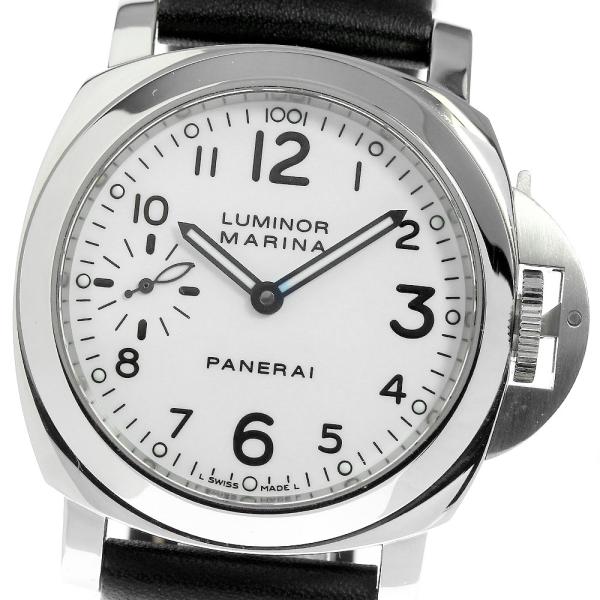 パネライ PANERAI PAM00113 ルミノールマリーナ スモールセコンド 手巻き メンズ 良...