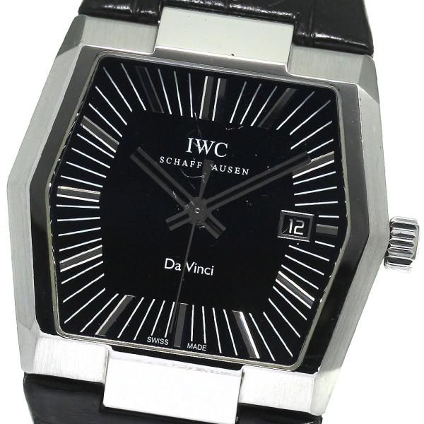 ベルト訳あり IWC IWC SCHAFFHAUSEN IW546101 ダヴィンチ デイト 自動巻...