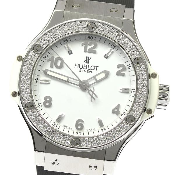 ウブロ HUBLOT 361.SE.2010.RW.1104 ビッグバン ダイヤベゼル クォーツ レ...