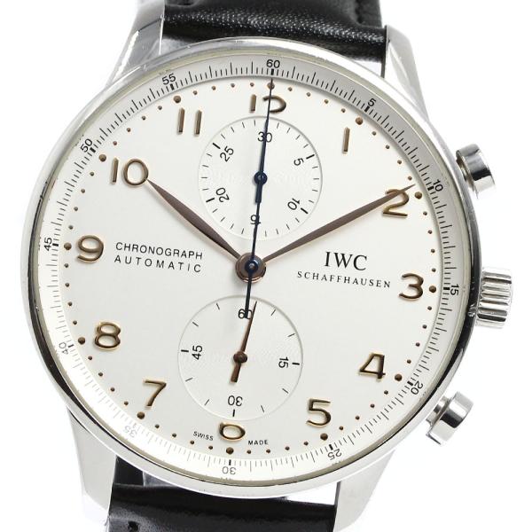 IWC IWC SCHAFFHAUSEN IW371401 ポルトギーゼ クロノグラフ 自動巻き メ...